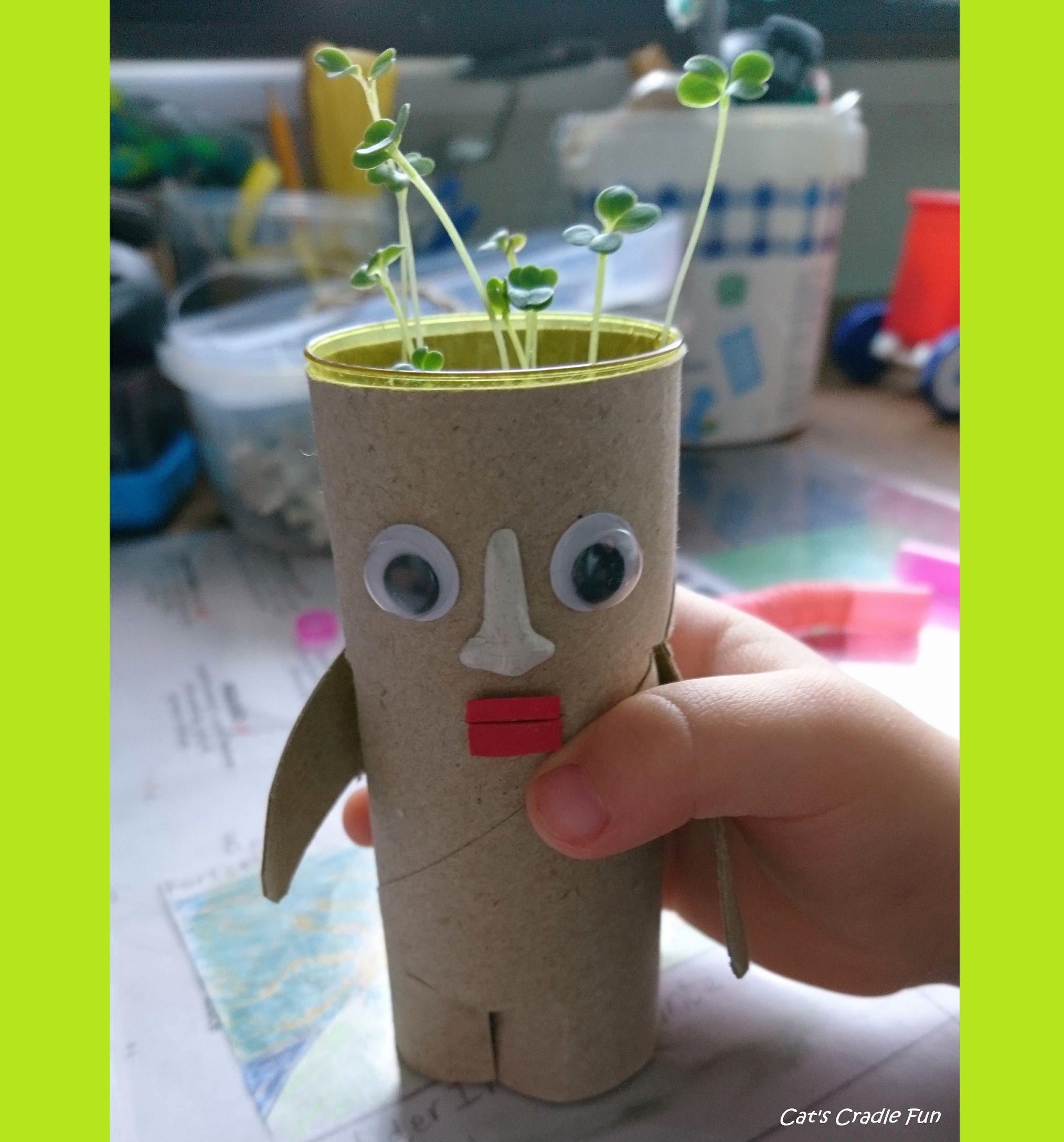2 Fun Easter Ideas Green Decor / Paper roll & Milk Carton Crafts