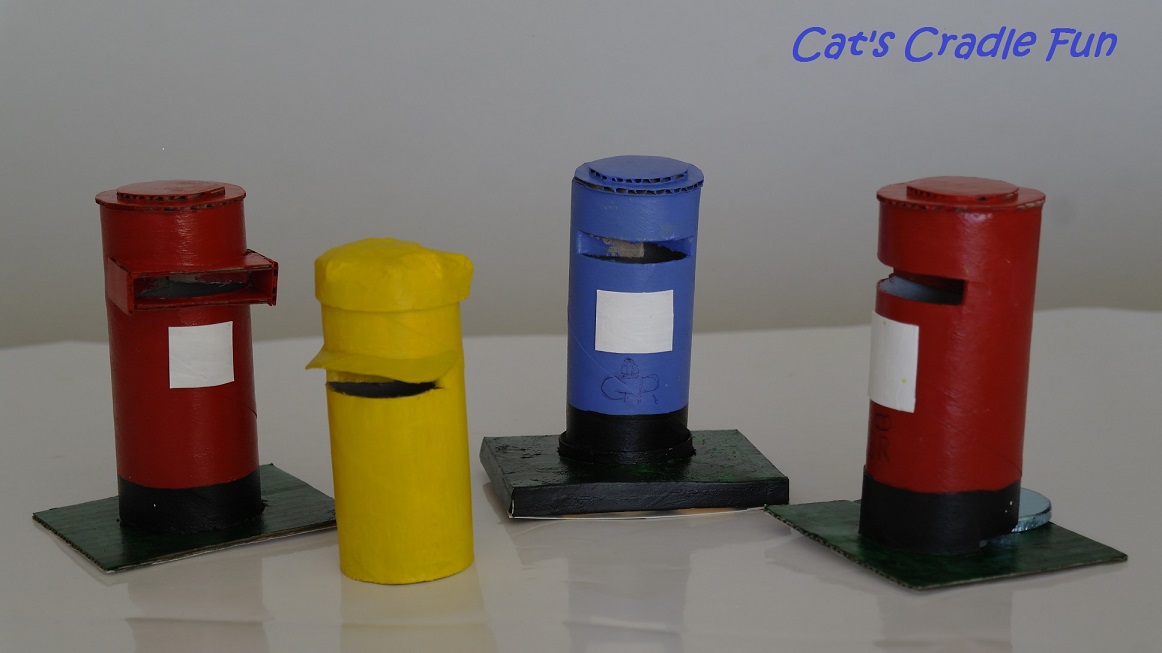 Paper Roll Post Crafts / Pillar box / Mail box 